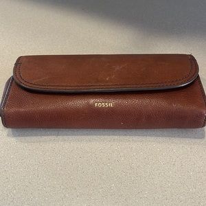 Brown Genuine Leather Fossil Wallet